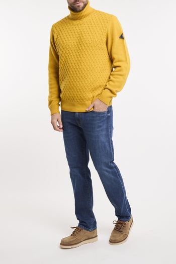 Maglia collo alto in lana e cashmere - 8