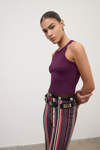 Top con scollo allamericana - 3
