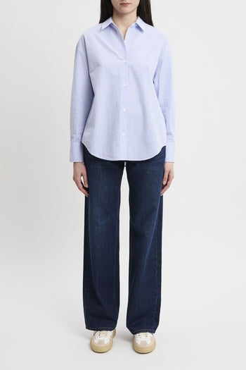 Camicia Cristal in seersucker a righe - 7