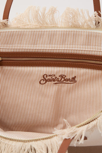Borsa City regular in tessuto canvas - 5