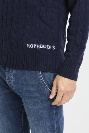 Maglia girocollo Cable - 5