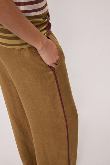 Pantaloni palazzo in lino - 4