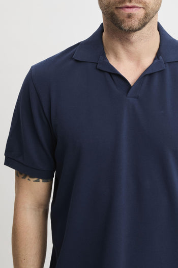 Polo Charles in piquet di cotone - 4