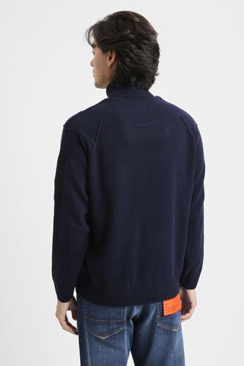 Maglia collo alto lambswool - 7