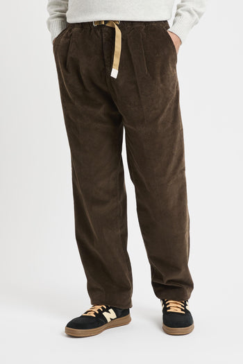 Pantalone in velluto con pinces - 5