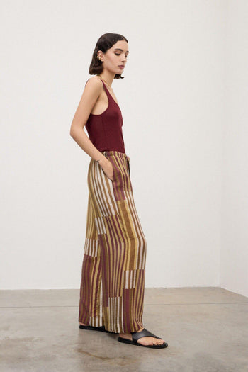 Pantaloni palazzo a righe - 2