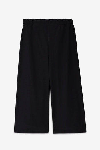 Pantalone cropped in popeline - 5