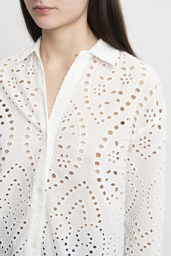 Camicia Cristal in cotone sangallo - 3