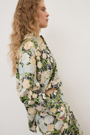 Camicia in cotone con coulisse - 2