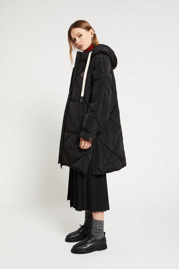 Piumino midi con cappuccio - 4