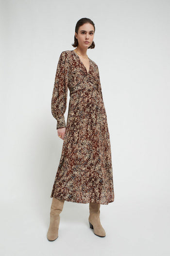 Abito lungo in viscosa - 3