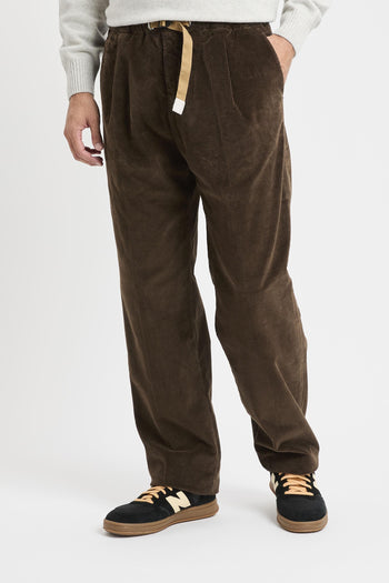 Pantalone in velluto con pinces - 2