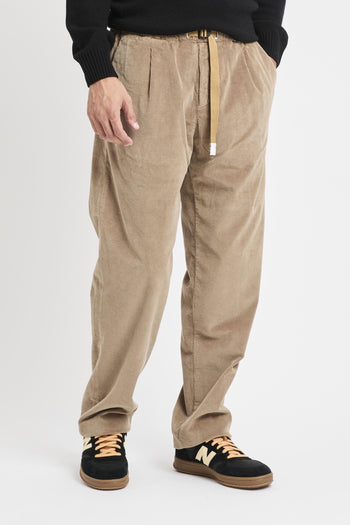 Pantalone in velluto con pinces - 2