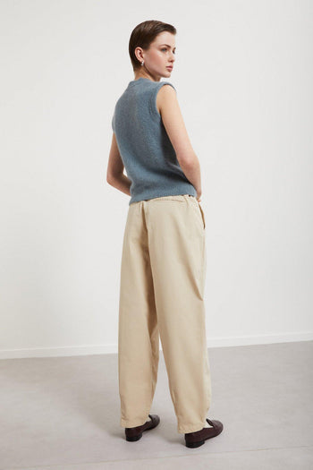 Pantalone dritto in gabardina - 2