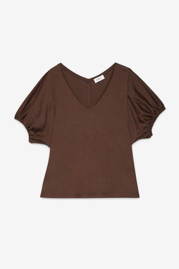 T-shirt con scollo a V - 5