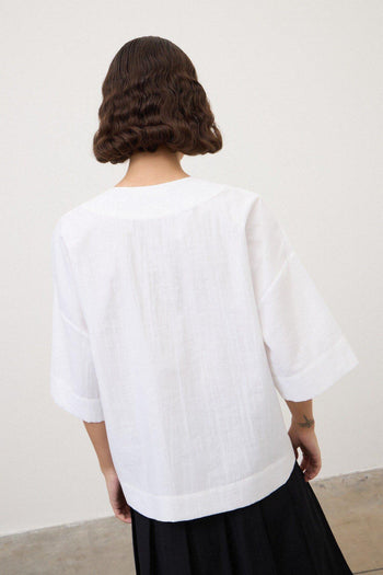 Camicia kimono a mezza manica - 3