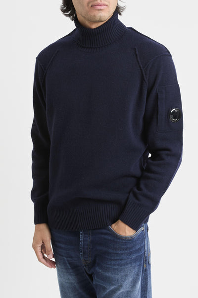 Maglia collo alto lambswool