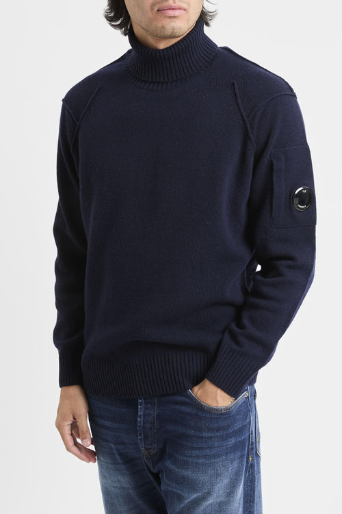 Maglia collo alto lambswool