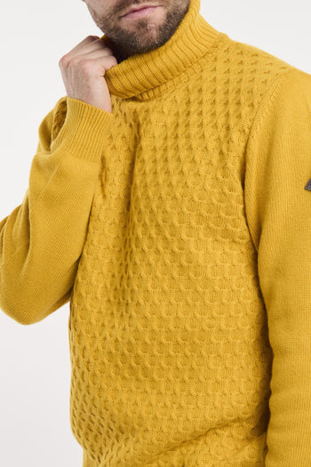 Maglia collo alto in lana e cashmere - 3