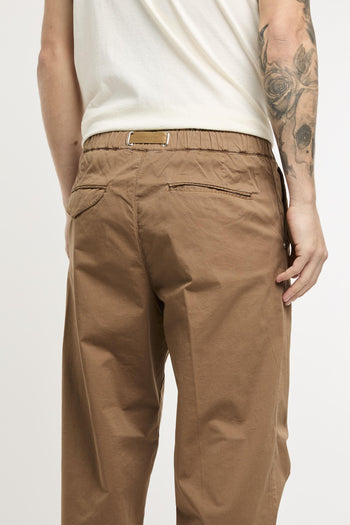 Pantalone joggers in cotone con pinces - 5