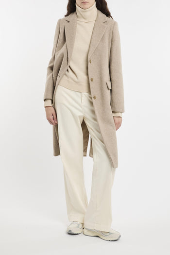 Cappotto lungo in misto lana - 4