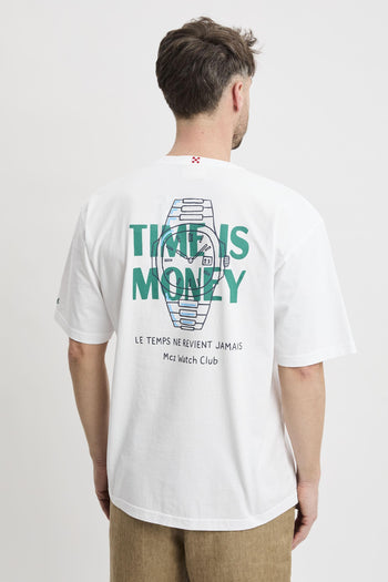 T-shirt Delmar con stampa "Time is money" - 5