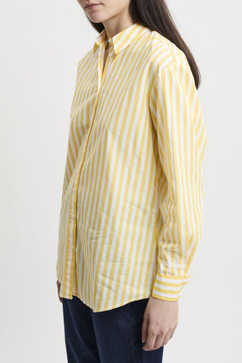 Camicia Brigitte in cotone a righe con ricamo - 2