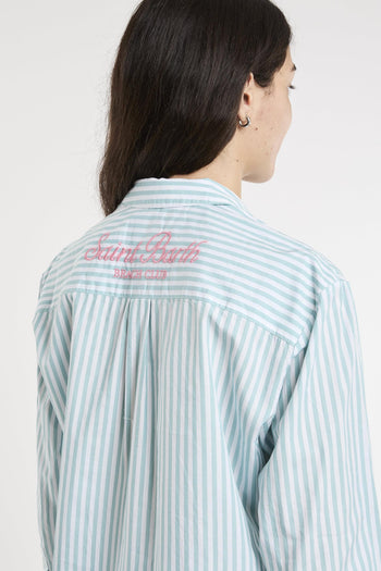 Camicia Brigitte in cotone a righe - 5