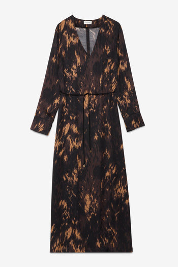 Abito midi in viscosa - 5