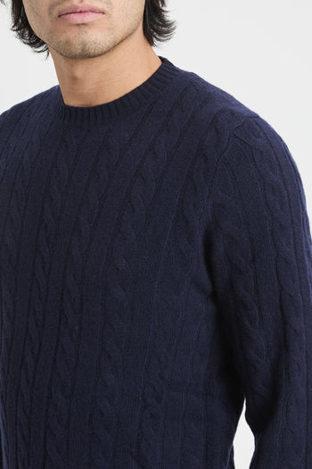 Maglia girocollo Cable - 4