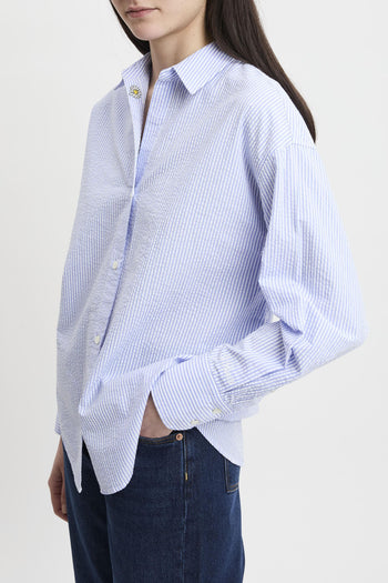 Camicia Cristal in seersucker a righe - 2