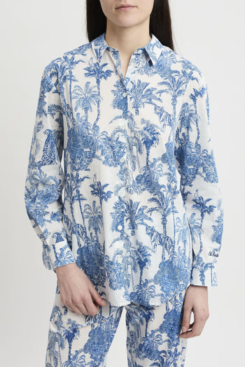 Camicia Brigitte in cotone con stampa - 2