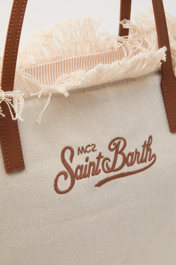 Borsa City regular in tessuto canvas - 3