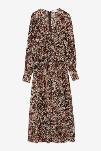 Abito lungo in viscosa - 5