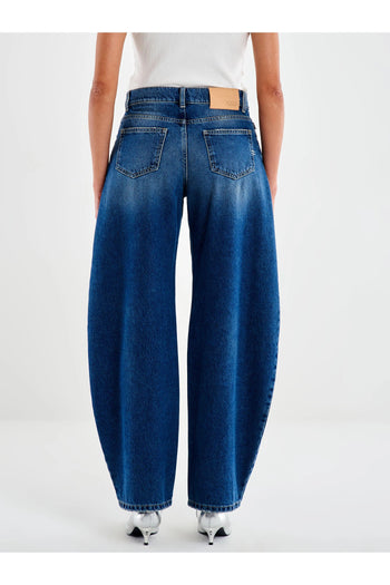 Jeans Denise ampio con catena - 3