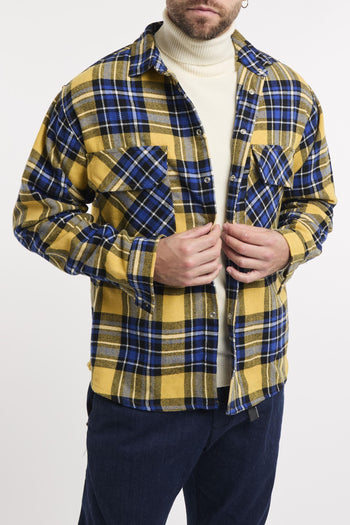 Camicia oversize stampa check - 3