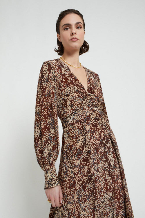 Abito lungo in viscosa