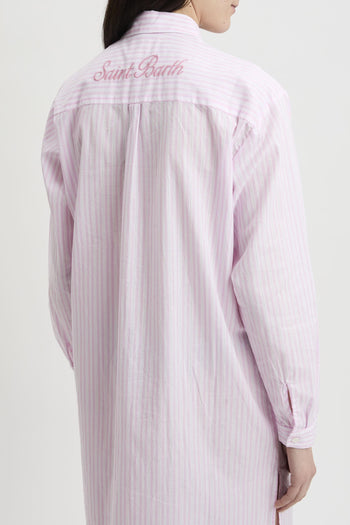 Abito Adeline in cotone a righe - 7
