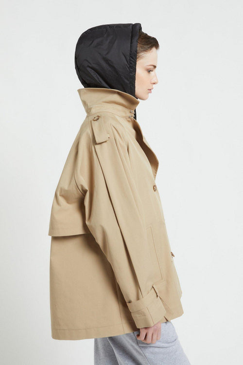 Trench corto doppiopetto