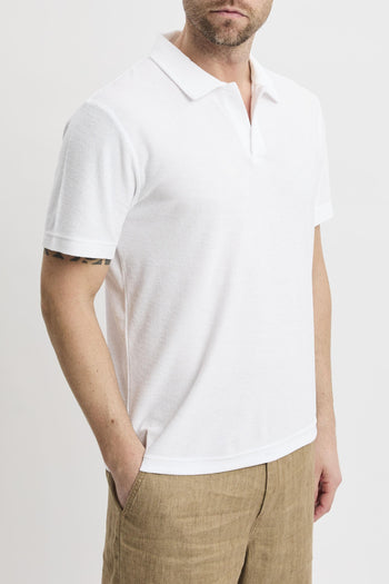 Polo Jeremy in cotone effetto spugna - 2