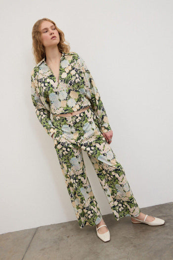 Camicia in cotone con coulisse - 4