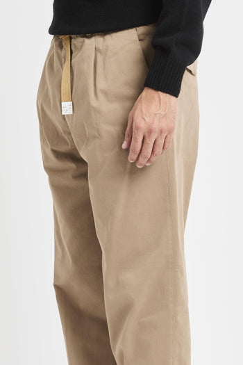 Pantalone in cotone con pinces - 4