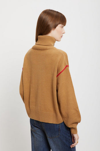 Maglione con dettagli a contrasto - 3