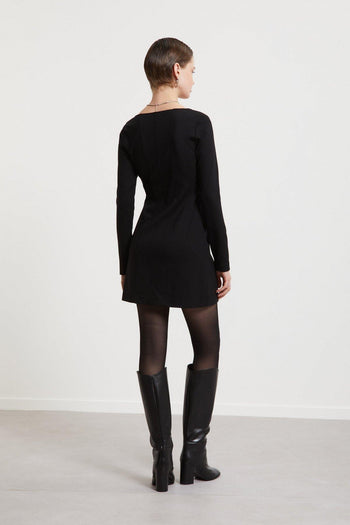 Abito corto in viscosa - 5