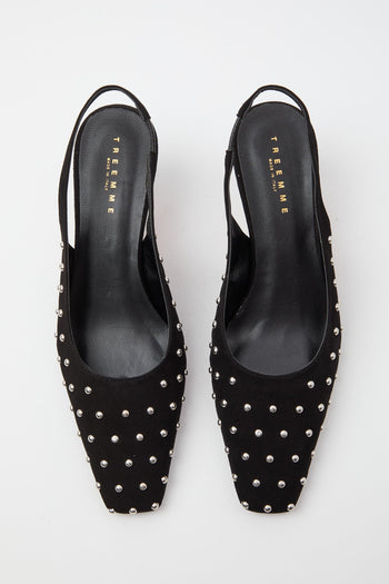 Slingback Nero Donna - 5