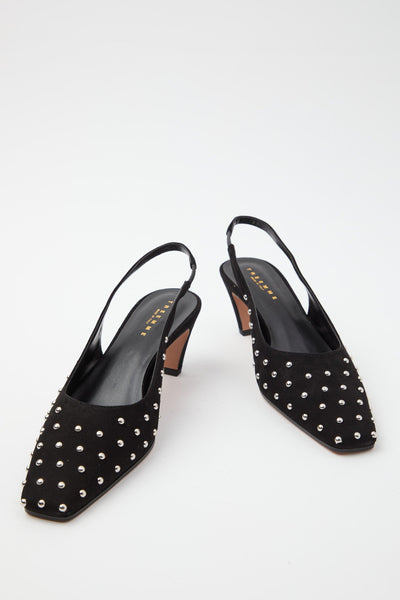 Slingback Nero Donna
