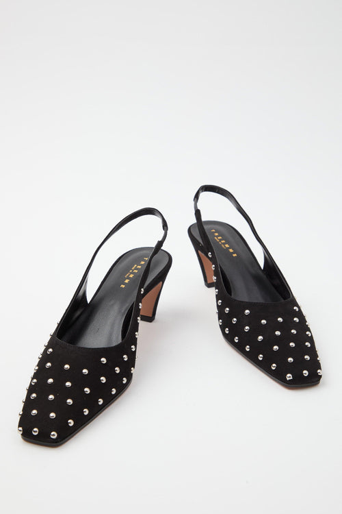 Slingback Nero Donna