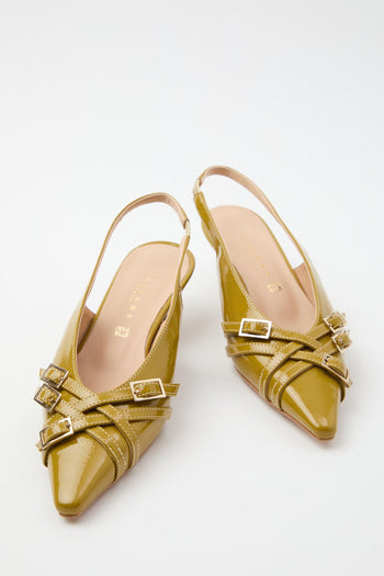 Slingback Senape Donna - 6