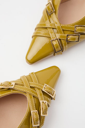 Slingback Senape Donna - 3