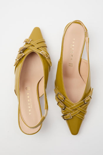 Slingback Senape Donna - 2